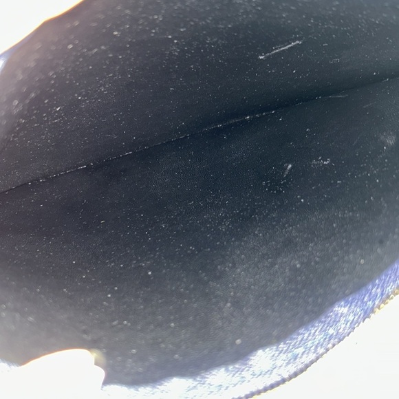 AWAY Metallic Blue Textured Pouch - Picture 5 of 6